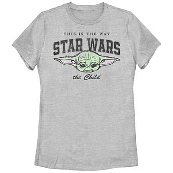 Juniors' Star Wars The Mandalorian The Child This Is The Way Graphic Tee