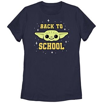 Juniors' Star Wars The Mandalorian The Child Back To School Graphic Tee