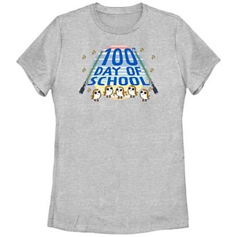 Juniors' Star Wars 100 Day Of School Graphic Tee