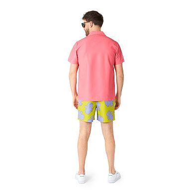 Men's Suitmeister SpongeBob SquarePants Patrick Slim Fit Short Sleeve Button Down Shirt & Shorts Set