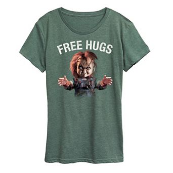 Women's Chucky Free Hugs Graphic Tee