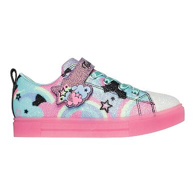 Skechers Twinkle Toes® Twinkle Sparks Ice 2.0 Shimmering Sky Girls' Light Up Shoes