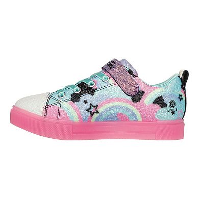 Skechers Twinkle Toes® Twinkle Sparks Ice 2.0 Shimmering Sky Girls' Light Up Shoes