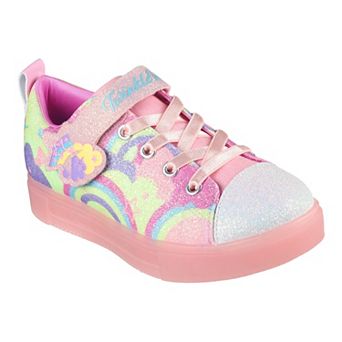 Skechers Twinkle Toes® Twinkle Sparks Ice 2.0 Shimmering Sky Girls' Light Up Shoes