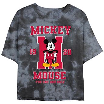 Disney's Mickey Mouse The One And Only 1928 Juniors' Cropped Graphic Tee