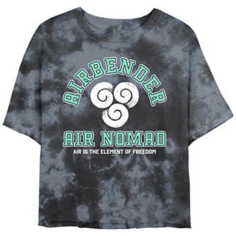 Disney's Avatar Airbender Air Nomad Juniors' Cropped Graphic Tee