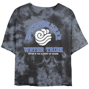 Disney's Avatar Waterbender Water Tribe Juniors' Cropped Graphic Tee