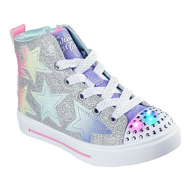 Skechers Twinkle Toes® Twinkle Sparks Stellar Star Girls' Light-Up Shoes