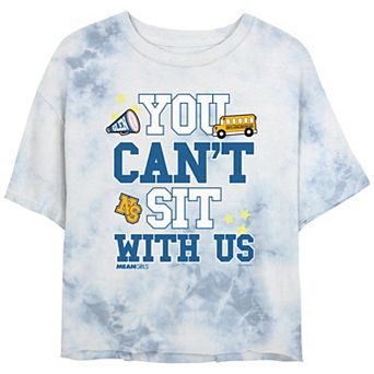 Juniors' Mean Girls You Can't Sit With Us Cropped Graphic Tee