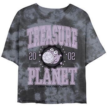 Disney's Treasure Planet 2002 Chart Your Own Course Juniors' Cropped Graphic Tee