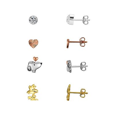 限定コラボ【Coach X Peanuts】Snoopy Stud Earrings Coach Outlet Coach X Peanuts Snoopy Stud Earrings | ShopSimon