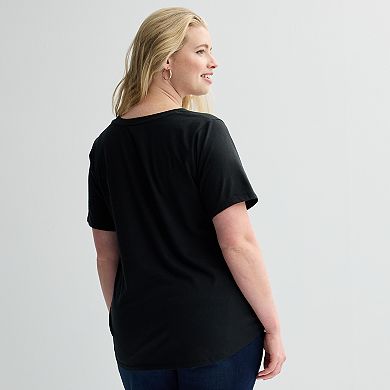 Plus Size Harry Potter Hogwarts School Of Witchcraft And Wizardry Graphic Tee