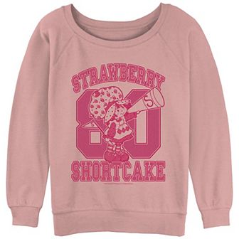 Juniors' Strawberry Shortcake 80 Collegiate Graphic Pullover