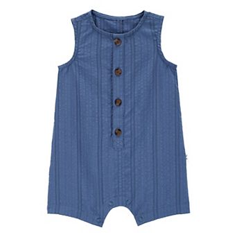 Baby Boy Carter's Sleeveless Button-Down Romper