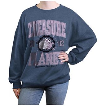 Disney's Treasure Planet 2002 Chart Your Own Course Juniors' Oversized Graphic Pullover
