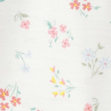 Toddler Girl Carter's 3-Piece Floral Loose Fit Pajamas