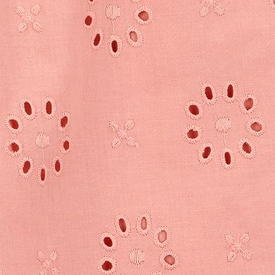 Toddler Girls Carter's Eyelet Flutter Sleeve Jumpsuit