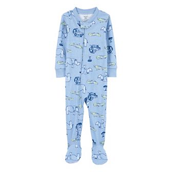 Baby Boy Carter's 1 pc Safari Cotton Footed Pajamas
