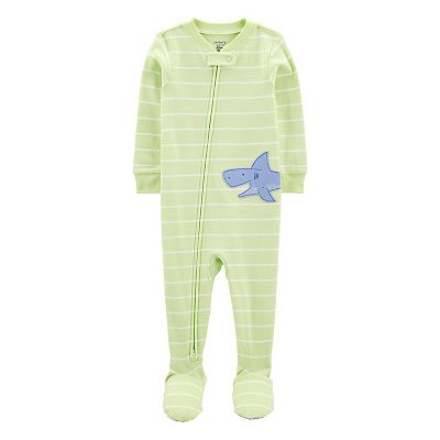 Baby Boy Carter's 1-Piece Shark Snug Fit Cotton Footie Pajamas