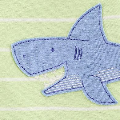 Baby Boy Carter's 1-Piece Shark Snug Fit Cotton Footie Pajamas