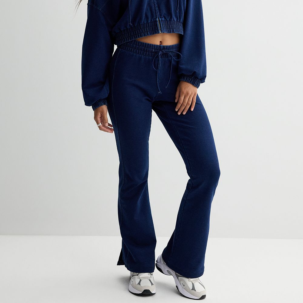 Juniors' Vanilla Star Ultra-Cozy Drawstring Flare Pants