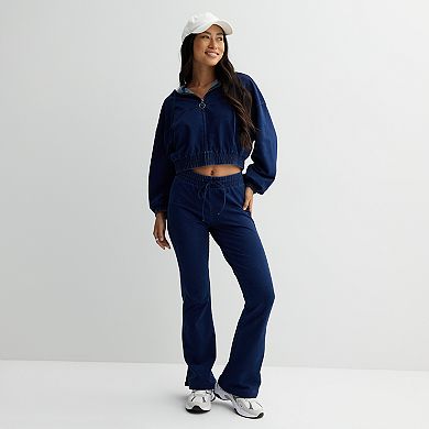 Juniors' Vanilla Star Ultra-Cozy Drawstring Flare Pants
