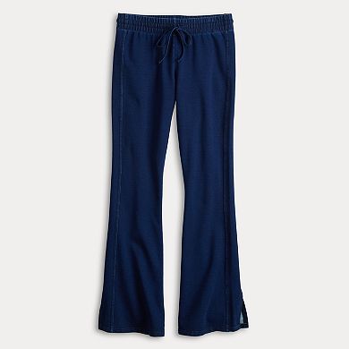 Juniors' Vanilla Star Ultra-Cozy Drawstring Flare Pants