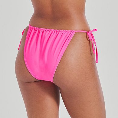 Juniors' Ninety-Nine Reversible Side Tie Hipster Bikini Bottom