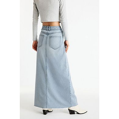 Women's NEXT Denim Maxi Skirt