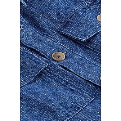 Women's NEXT Denim Button Jumpsuit
