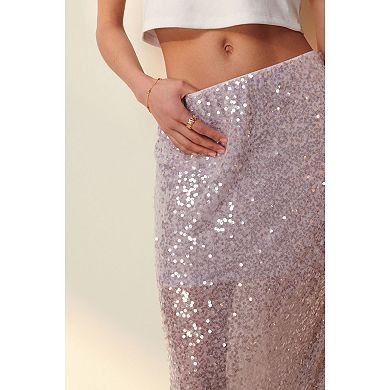 Women's NEXT Sequin Midi Skirt