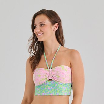Juniors' Ninety-Nine° Multi-Way Floral Midkini