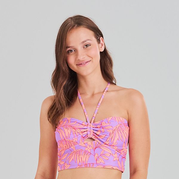 サニー Juniors' Ninety-Nine° Multi-Way Floral Midkini