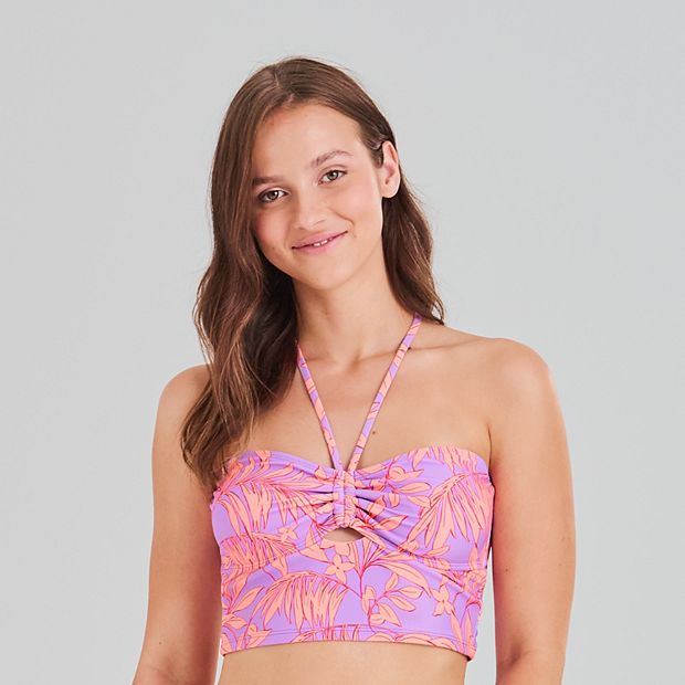 Juniors' Ninety-Nine° Multi-Way Floral Midkini