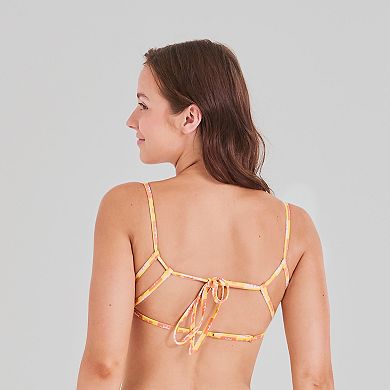 Juniors' Ninety-Nine° Strappy Back Floral Bralette