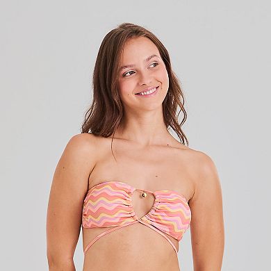 Juniors' Ninety-Nine° 4-Way Bikini Swim Top