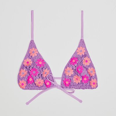 Juniors' Ninety-Nine° Love Potion Crochet Sliding Back Strap