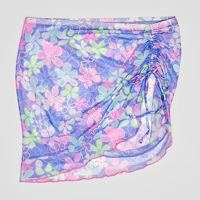 Juniors' Ninety-Nine Tunneled Swim Cover Up Skirt