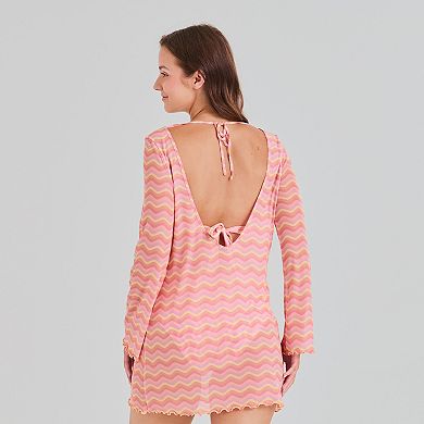 Juniors' Ninety-Nine° Swim Cover Up Dress
