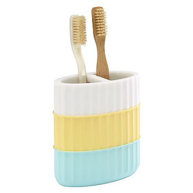 IZOD Clubhouse Stripe Toothbrush Holder