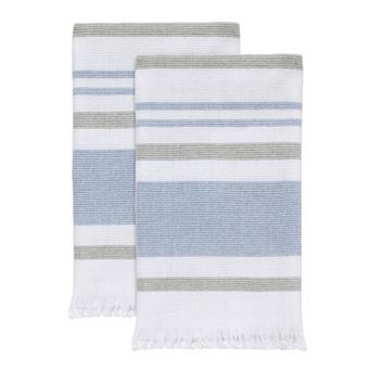 IZOD Clubhouse Stripe 2 pc Fingertip Towels Set