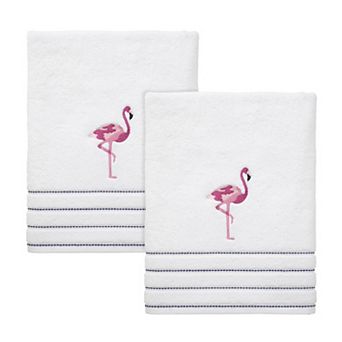 IZOD Flamingo 2 pc Bath Towels Set