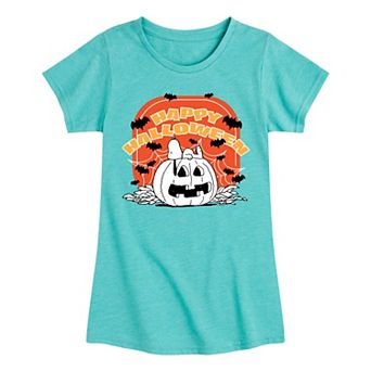 Girls 7-16 Peanuts Snoopy Retro Halloween Graphic Tee