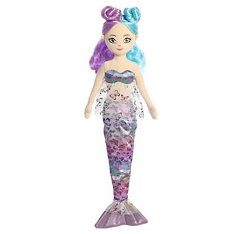 Aurora Large Purple Sea Sparkles Flutter Fashion Sparkles 18" Ophelia Enchanting Stuffed Doll