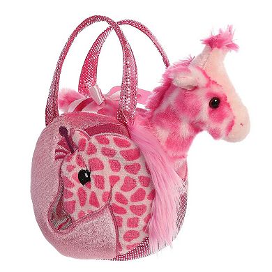 Aurora Small Multicolor Fancy Pals 7" Jungle Bundles Giraffe Fashionable Stuffed Animal