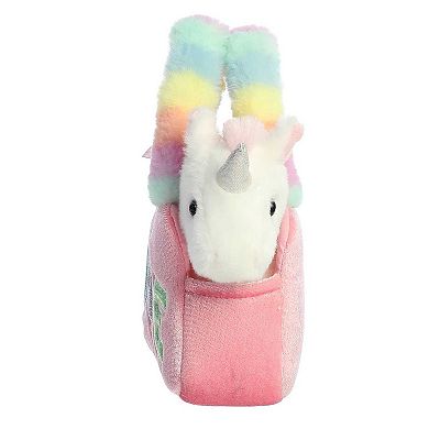 Aurora Small Pink Fancy Pals 6.5" Rainbow Love Fashionable Stuffed Animal