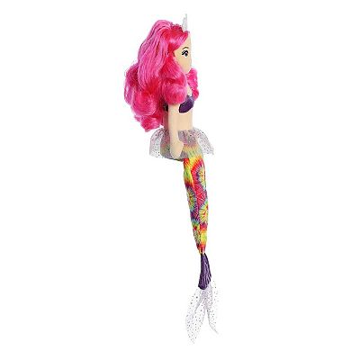 Aurora Large Multicolor Sea Sparkles Tie Dye Sparkles 18" Melody Enchanting Stuffed Doll