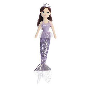 Aurora Large Purple Sea Sparkles Tutu Sparkles 18" Iris Enchanting Stuffed Doll
