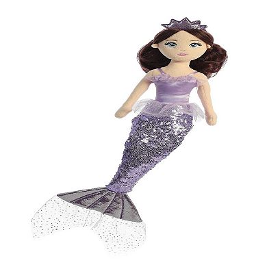Aurora Large Purple Sea Sparkles Tutu Sparkles 18" Iris Enchanting Stuffed Doll