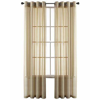 Goodgram Basic Home Grommet Top Single Sheer Window Curtain Panel